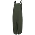 thumbnail image 4 of Women Baggy Tulip Hem Loose Jumpsuits Overalls Square Neck Sleeveless Bib Pants with Pockets Plus Size, 4 of 6