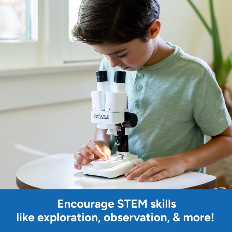 Educational Insights GeoSafari Stereoscope, Kids Microscope