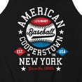 thumbnail image 3 of Instant Message - American Baseball Cooperstown - Men's Jersey Tank Top, 3 of 6