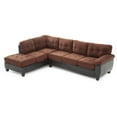 thumbnail image 5 of Glory Furniture Gallant Microsuede Sectional in Chocolate, 5 of 6