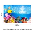 thumbnail image 3 of Ludlz Aquarium Background Sticker 3D Double Adhesive Wallpaper Fish Tank Decorative Pictures Underwater Image Decor, 3 of 7