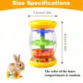 thumbnail image 4 of Multicolor Interactive Rabbit Toy - Plastic Rattle With Sound & Layered Design, 4 of 7