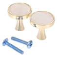 thumbnail image 4 of 2 Pcs Boutons de Placard en Alliage de Zinc Solide Poignées Rondes pour Tiroir Porte, 4 of 6
