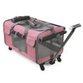 thumbnail image 1 of Sac pour Chat, Nouveau Chariot pour Animal Portable, Roue Universelle Détachable, Respirant, Pliable, Grande Capacité, Sac pour Animal, 1 of 6