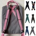 thumbnail image 4 of CUITING Universal Nylon Waterproof Widened Backpack Shoulder Strap Bag Strap Stress Reliever Belt Cover  Strap GREY, 4 of 8