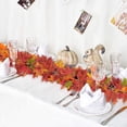 thumbnail image 3 of 2 Pcs 6ft  Maple leaf Fall Leaf Garland Hanging Vine Yellow Fall Garland Autumn Home Decor, 3 of 8