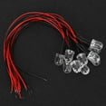 thumbnail image 3 of Diodo LED con cable, 50 piezas 12 V LED Luz pre LED Diodo emisor de luz con cable Respuesta rápida Jadeshay A, 3 of 8