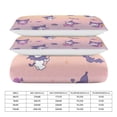 thumbnail image 2 of Kuromi And My Melody Duvet Cover Set 3-Piece Bedding Set Soft Warm And Comfortable Soft Bed Set with 1 Duvet Cover And 2 Pillowcases for Bedroom All Season 79"x90", 2 of 7