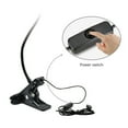 thumbnail image 2 of Luz de lectura LED Advancent USB Clip-On Cabecero de cama flexible Iluminación blanca negra HA2664-01, 2 of 6
