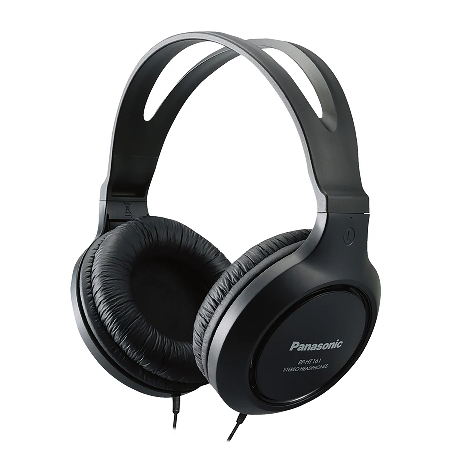 Panasonic RP-HT161-K Over-Ear Wired Headphones, Black photo 2