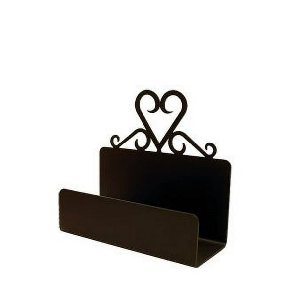 Village Wrought Iron BCH-51 Heart Business Card Holder