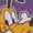 HEATHER PURPLE, variant on Disney - The Original Pluto Girls' Fitted Short Sleeve Graphic T-Shirt