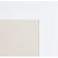 thumbnail image 3 of Whitley Modern Linen Fabric Pinboard, 29.5" x 45.5", White, Contemporary Bulletin Board for Wall, 3 of 5