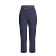 thumbnail image 6 of Ashirexll High Waisted Pants for Women Fall Fashion Golf Straight Button Closure Work Pants with Side Pockets for Outdoor, 6 of 6
