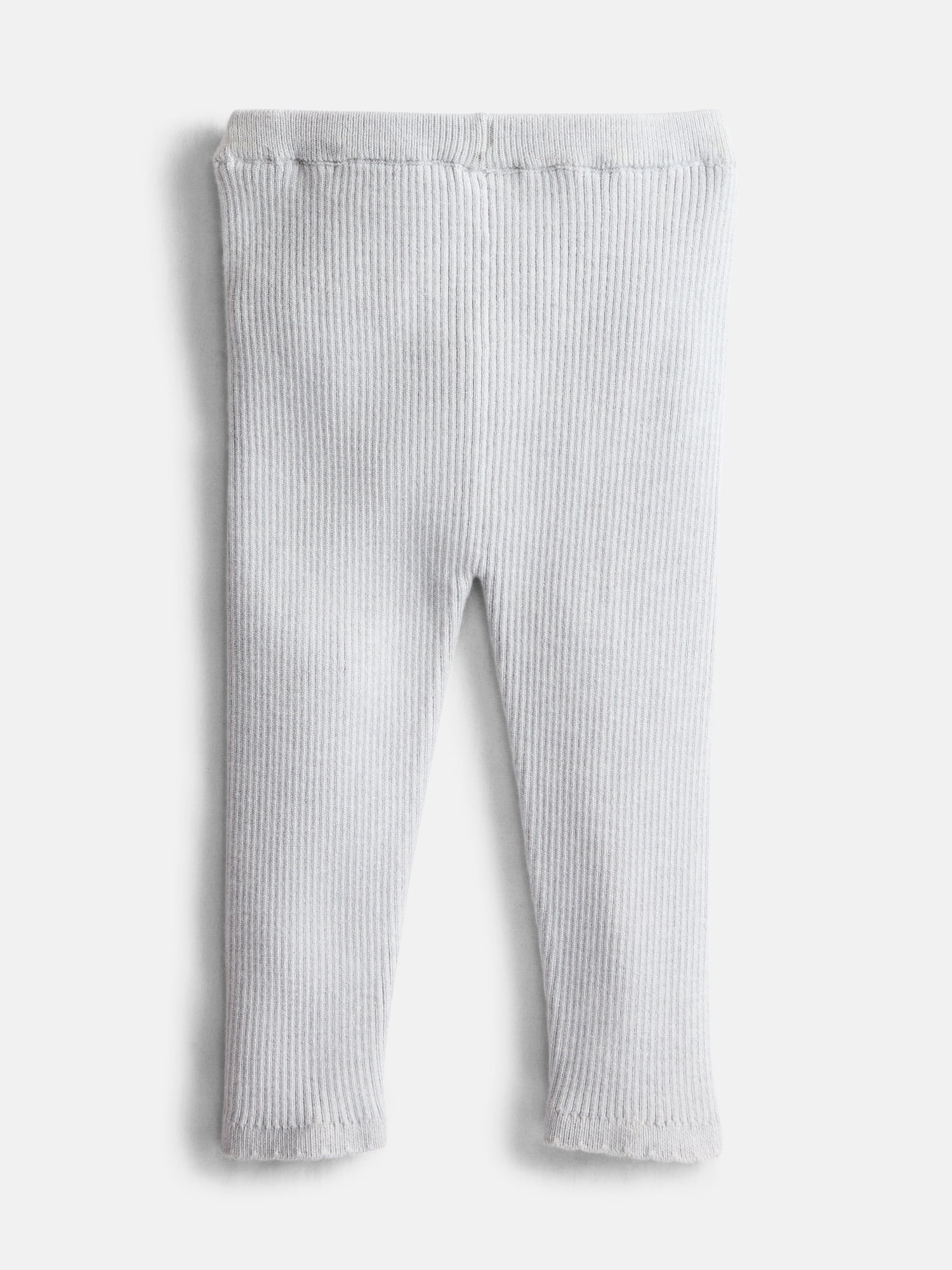 Wonder Nation Baby Girls Ribbed Knit Leggings, Sizes 0-24M