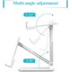 thumbnail image 5 of Soporte para teléfono Soporte para tableta Soporte de mesa plegable, ajustable y portátil Soporte para teléfono de escritorio Compatible con todos los teléfonos móviles/iPad/Nintendo Switch, etc., 5 of 8