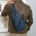thumbnail image 4 of Kcolen Men's Casual Chest Bag Multifunctional Fashion Wallet Shoulder Pack Lightweight Travel Casual Beach Backpack Travel Backpack, 4 of 4