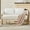 White, variant on 51" Modern Loveseat Sofa with Golden Square Leg Design, Teddy Upholstered Couches, Small Sofa Couch for Living Room, Small Space, Dorm, Office, Bedroom, White