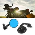 thumbnail image 6 of Dualoai 2x Motorcycle End Bar Mirror 7/8'' Aluminum Alloy Portable Handlebar Mirrors, 6 of 9