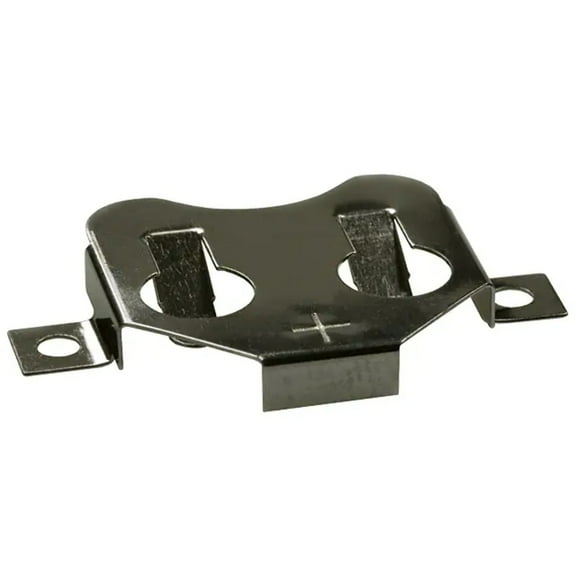 Pack of 2 3002TR Battery Retainer Coin Holder 20.0mm 1 Cell SMD (SMT) Tab :RoHS, Cut Tape