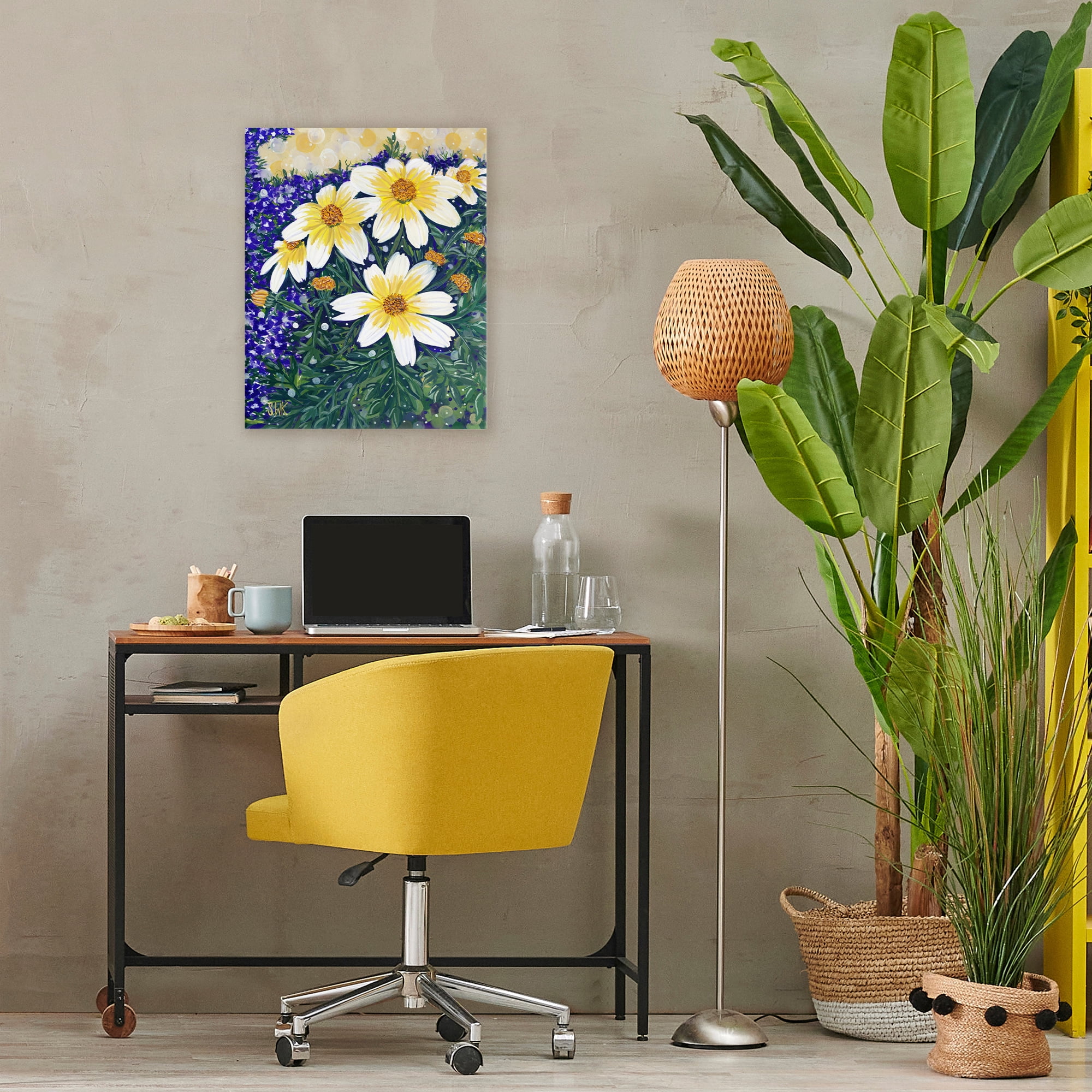 Stupell Industries Summer Garden Cosmos Canvas Wall Art, design by Sarah Waldron Kimball