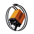 thumbnail image 1 of 120W Dual-Port Fast Charger with Retractable Cables for All Smartphones, Tablets, & Laptops, Wall Quick Charge Adapter, 1 of 8