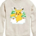 thumbnail image 3 of Pokémon - Pikachu Snowball Fight - Youth Crew Fleece Sweatshirt, 3 of 5