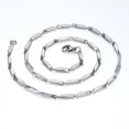 thumbnail image 4 of Silver Necklace for Men Women Double Sided Fate Arrow Stainless Steel Chain, 4 of 15
