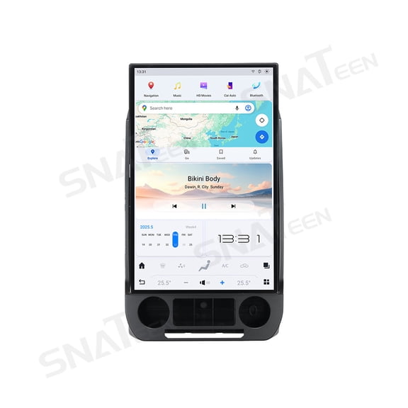 SNATEEN 17.2 inch Carplay Screen/Radio/Multimedia Player for Ford F150 2015-2020 Car Navigation/GPS Upgrade Headunit Android Display 1080P Touch Screen Receiver Replace System