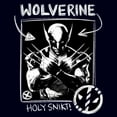 thumbnail image 2 of Women's Marvel: Deadpool & Wolverine Black and White Holy Snikt Graphic T-Shirt, 2 of 4
