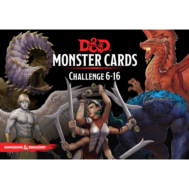 Dungeons & Dragons: D&D Monster Spellbook Cards Game