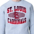 thumbnail image 3 of Men's Starter Heather Gray St. Louis Cardinals Team Grit Graphic Fleece Pullover Sweatshirt, 3 of 3
