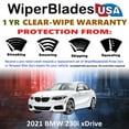 thumbnail image 2 of 2021 BMW 230i xDrive Beam Wiper Blades Wipers w/1yr Warranty (Set of 2), 2 of 5