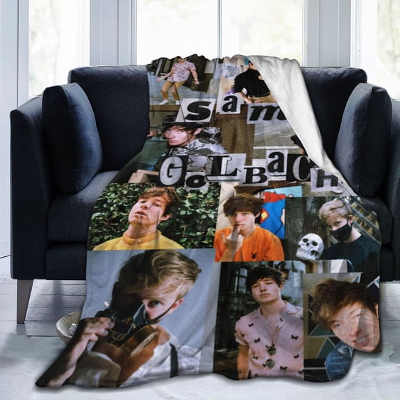 Ultra-Soft Micro Fleece Warm Sam and Colby XPLR Blanket Throw Fluffy Fleece Blanket Decorative Quilt Four Seasons Lightweight For Couch Sofa Travel Camping Office 40"X30"