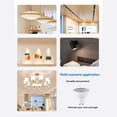 thumbnail image 2 of 10PCS Ceiling Spotlight Set 7W GU10 Base Energy Saving Downlight LED Light Indoor Lighting 6000K White Light, 2 of 6