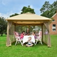 thumbnail image 2 of Yescom All in 1 11x11ft Pop-Up Gazebo Tent with Mesh Sidewall Carry Bag Canopy Shelter for Outdoor Home Patio, 2 of 10