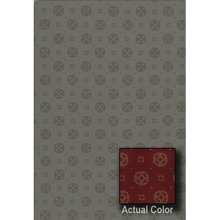 Milliken Indian Red Sonata - Milliken Imagine Area Rugs - ASIANA Contemporary Kimono Red Hoops Geometric Rings Loops Rug