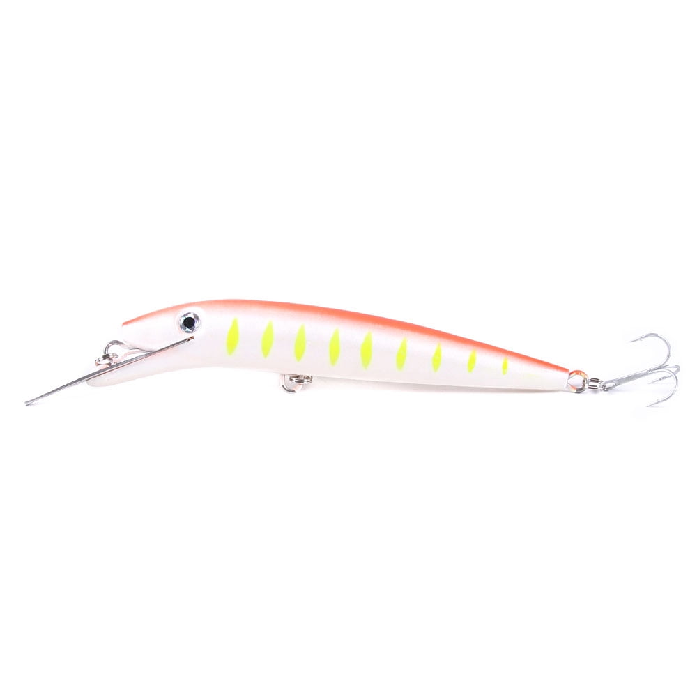 HENGJIA Fishing Deep Diving Fishing Lures Swimbait Large Sinking Minnow Lure Saltwater Jerkbait Lure 5Pcs/kit, 1.59oz/7.76in