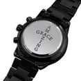 thumbnail image 2 of Amazing Grace Engraved Bible Verse Men's Watch Multifunction Stainless Steel W Copper Dial, 2 of 20