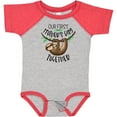 thumbnail image 3 of Inktastic Our 1st Mother's Day Together Cute Mom and Baby Sloth Boys or Girls Baby Bodysuit, 3 of 5