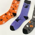 thumbnail image 4 of DondPO Bas de Compression d'Halloween Bas d'Halloween Amusants pour Femmes Cadeaux d'Halloween Amusants pour Femme Chaussette en Coton à Col Rond Fantaisie Bas d'Halloween Bas de Compression pour Femmes Liquidation!, 4 of 5