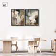 thumbnail image 3 of Muted Tones Harmony Pair Shadowbox Print Boho Wall Decor Set by Art Remedy, Black Frame, 30 x 36, 3 of 6