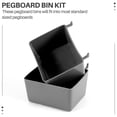 thumbnail image 5 of 10Pcs Pegboard Box, Pegboard Bin Kit, Pegboard Basket Storage Organizer, Pegboard Accessories Parts for Organizing Tools, 5 of 5