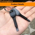 thumbnail image 4 of 10PCS Pocket Keychain Screwdriver Tools Set, Outdoor Tool Gadgets Kit Travel Screwdriver Keychain with Key Ring for Dad Gift, Electrician, DIY, 4 of 5