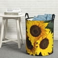 thumbnail image 5 of Picia Japanese Were Blossoming Large Laundry Basket, Waterproof, Freestanding Laundry Hamper, Collapsible Tall Clothes Hamper with Extended Handles-Small, 5 of 8