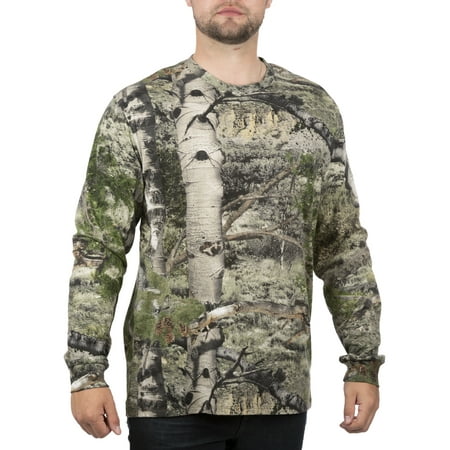 Mossy Oak Mountain Country Men s Long Sleeve Scent Control Hunting Camouflage Tee Shirt