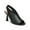 Black, variant on Womens Black Cushioned Ceal Peep Toe Sculpted Heel Slip On Dress Slingback 9 M