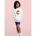 thumbnail image 2 of Girl On A Watermelon Hoodie Juniors -Image by Shutterstock,  Medium, 2 of 4