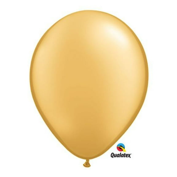 Burton & Burton 16" Gold Qualatex 50 Ct Balloons, Pack/50