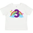 thumbnail image 3 of Inktastic 3rd Birthday Rainbow Number 3 Girls Toddler T-Shirt, 3 of 5